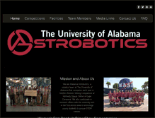 Tablet Screenshot of alabamaastrobotics.com